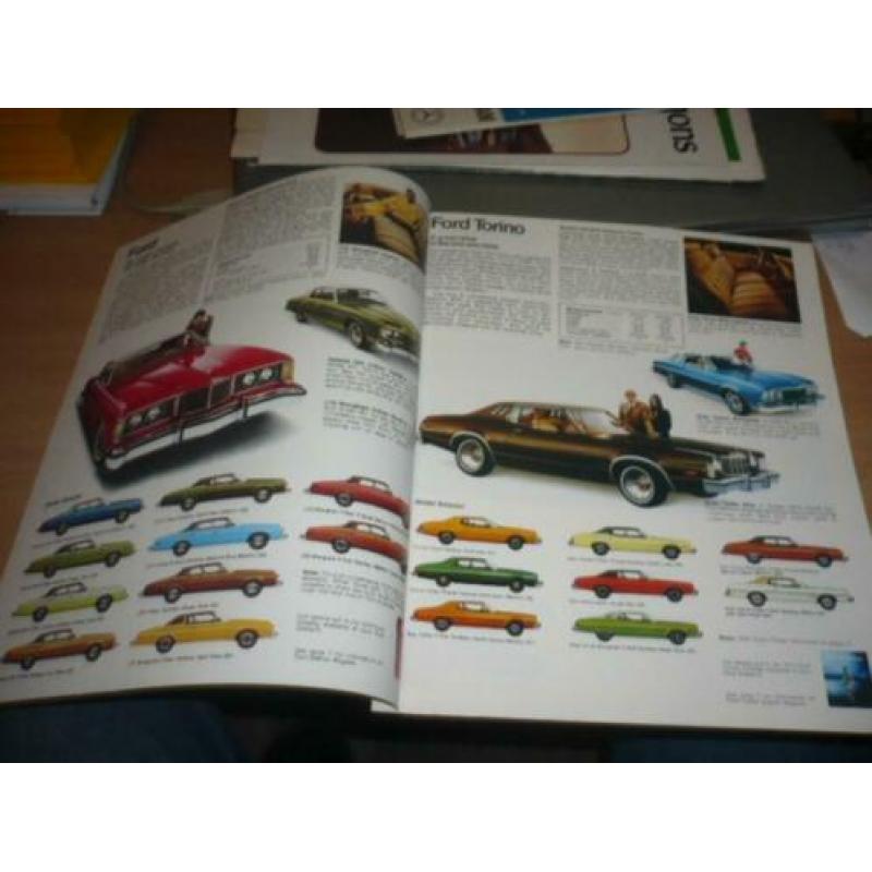 USA Folder FORD Modellen 1974