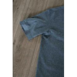 Blauw heren overhemd FIRETRAP, maat M, NIEUW! (NE)