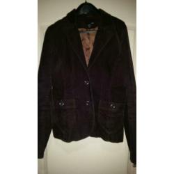 Bruin Rib Colbert, mt. 40, z.g.a.n., Nú voor €15,-