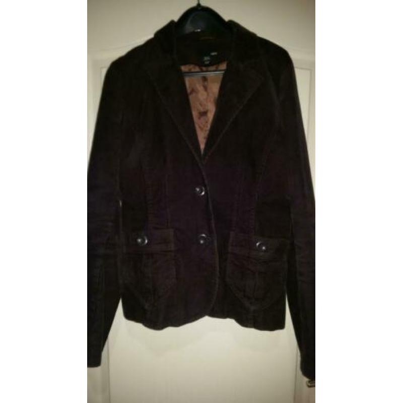 Bruin Rib Colbert, mt. 40, z.g.a.n., Nú voor €15,-