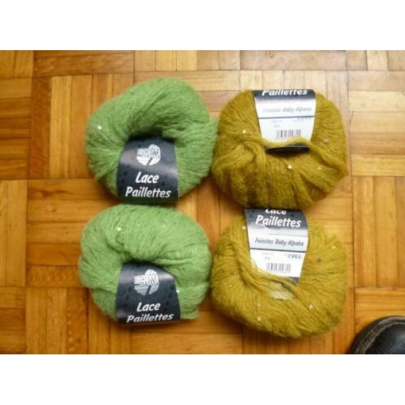 bollen wol Merino air/Lana Grossa/Garzato Fleece Alpaka.