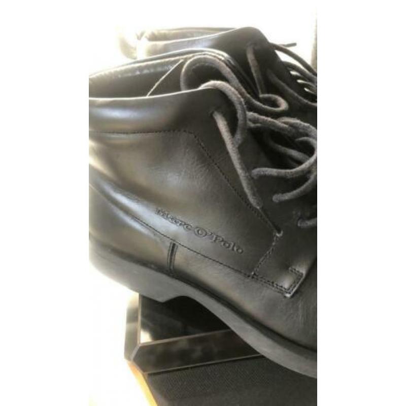 Heren korte veter boots Marco Polo maat 43 zgan zwart