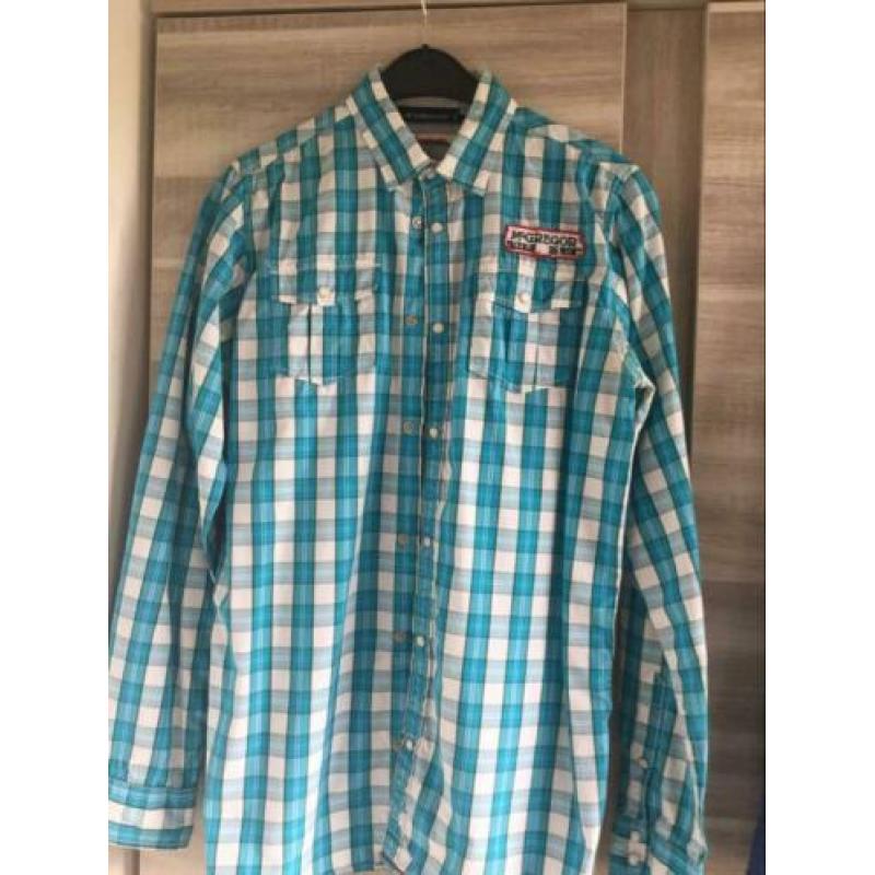 4 mooie blouses, overhemden, merkkleding, maat 176