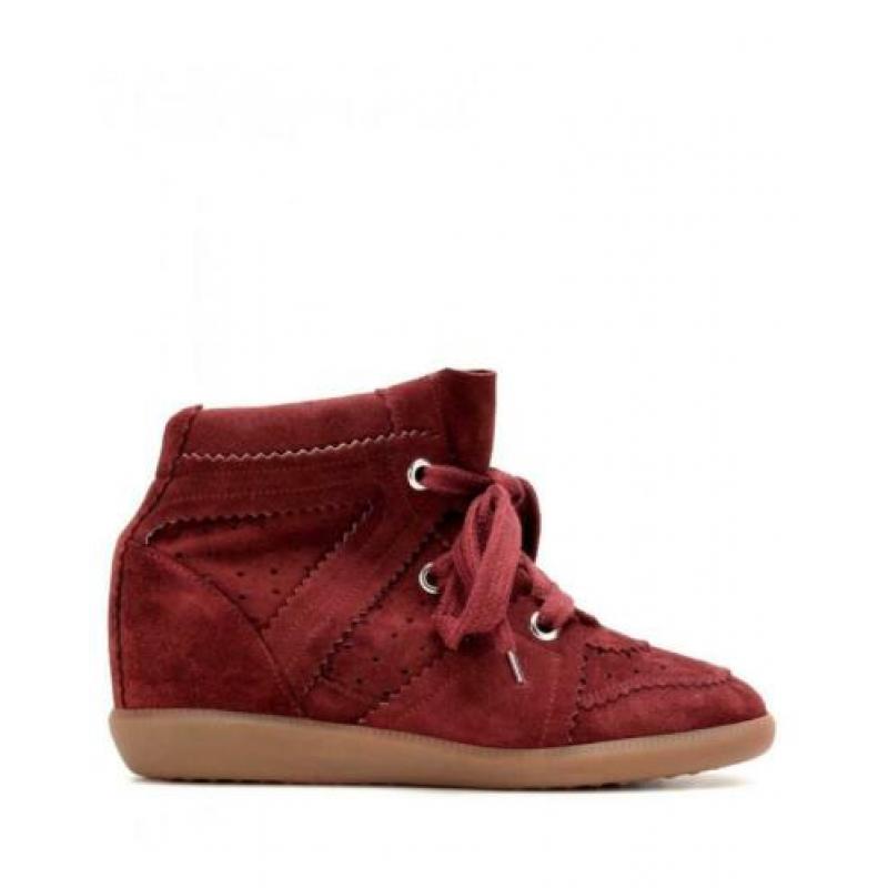 Isabel Marant etoile sneaker wedges bobby 37 suede schoenen