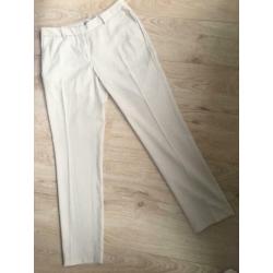 Licht zandkleurige chino broek maat 38 voorjaar zomer