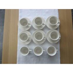 Palmer Imperial Quality Robusta 6 witte kop 150CL en schotel