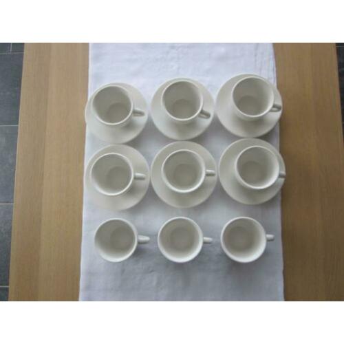Palmer Imperial Quality Robusta 6 witte kop 150CL en schotel