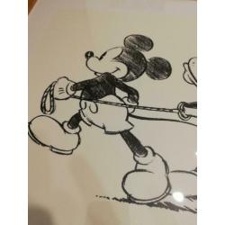 Society dog show 1939 in houten lijst-disney