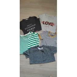 Zwangerschapskleding: 5 tshirts XS/S!