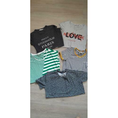 Zwangerschapskleding: 5 tshirts XS/S!