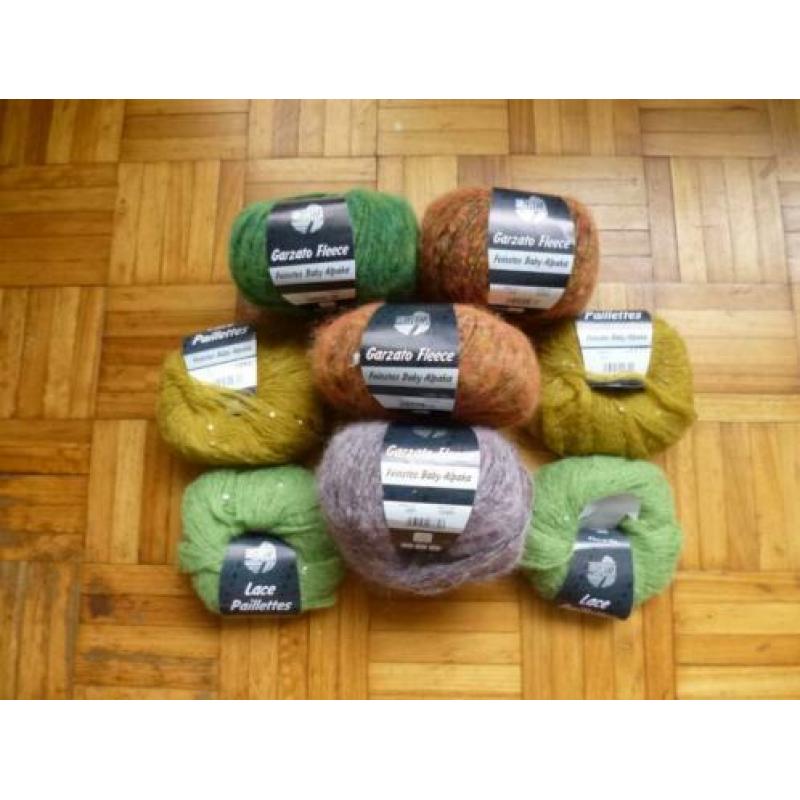 bollen wol Merino air/Lana Grossa/Garzato Fleece Alpaka.