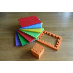 8 soft-schuimplastic kubuspuzzels