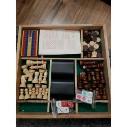 Houten schaakbord