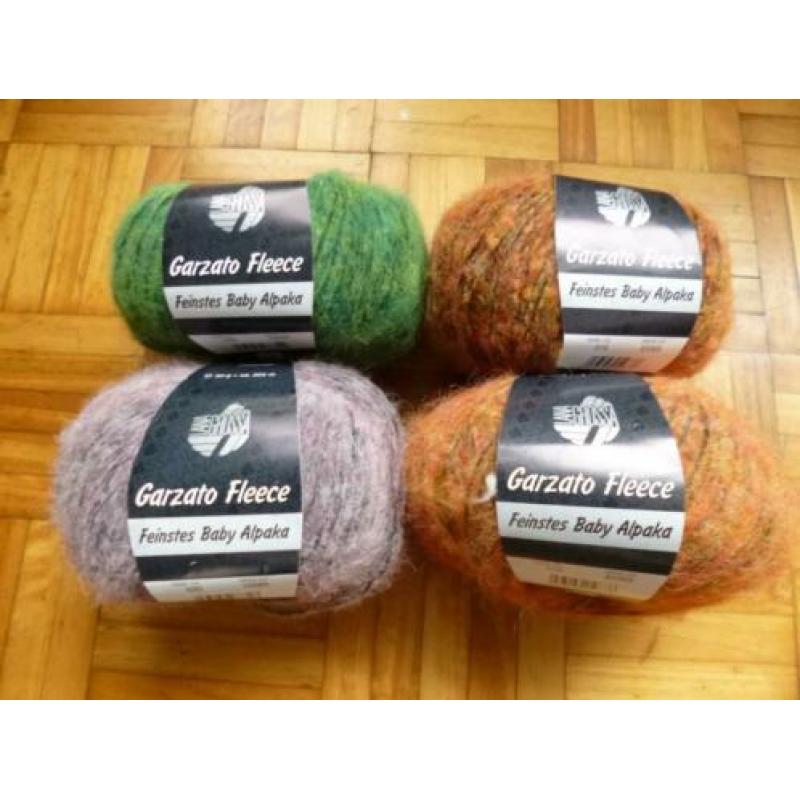 bollen wol Merino air/Lana Grossa/Garzato Fleece Alpaka.