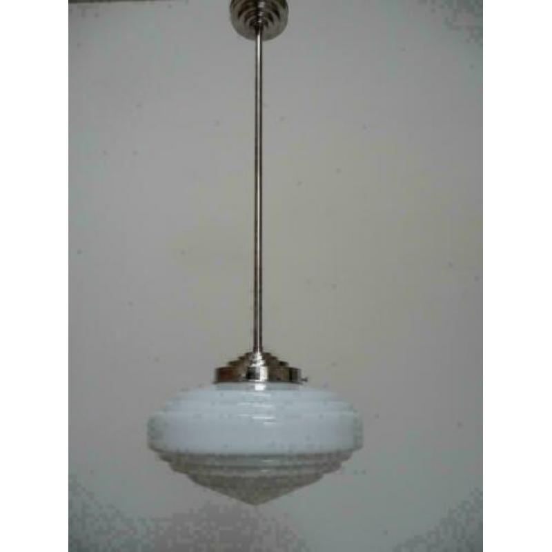 Art deco design verlichting hanglamp. Deco trappunt 31 cm
