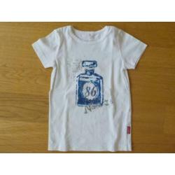 ZGAN Name it t-shirt korte mouw meisje wit maat 98 / 104