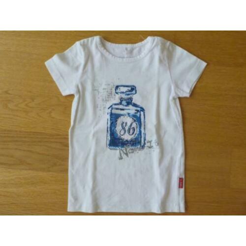ZGAN Name it t-shirt korte mouw meisje wit maat 98 / 104