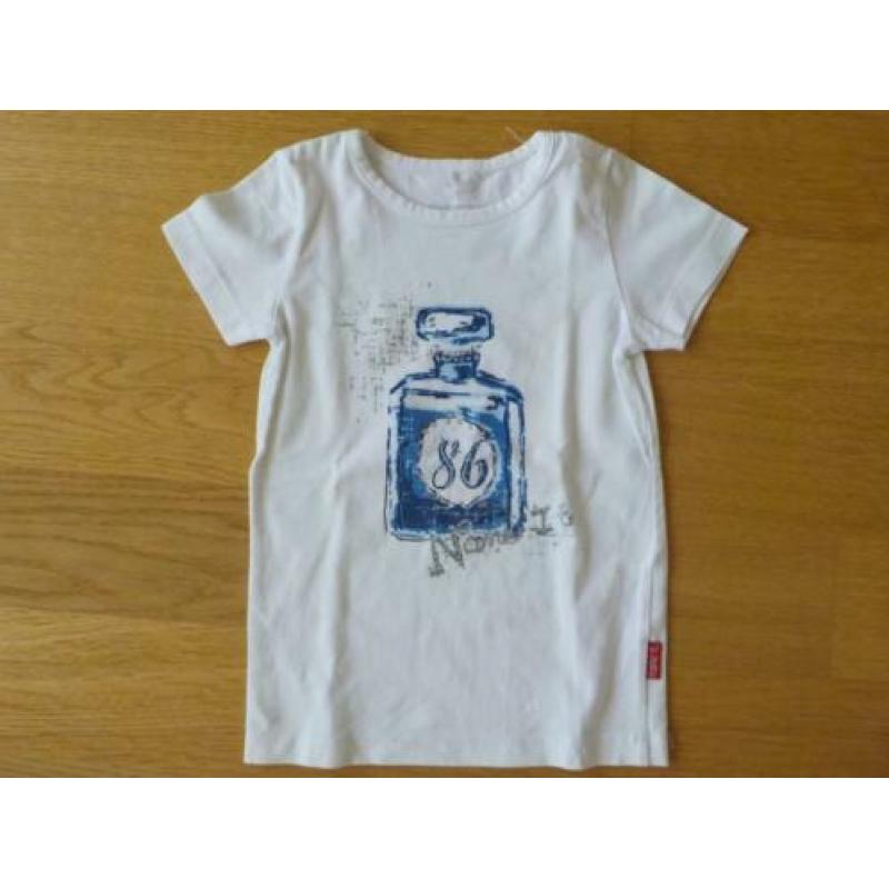 ZGAN Name it t-shirt korte mouw meisje wit maat 98 / 104