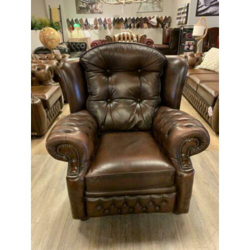 Originele Chesterfield oorfauteuil Springvale Suzanne