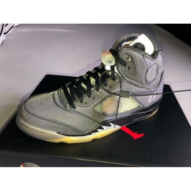 Nike jordan 5 retro off white “45”