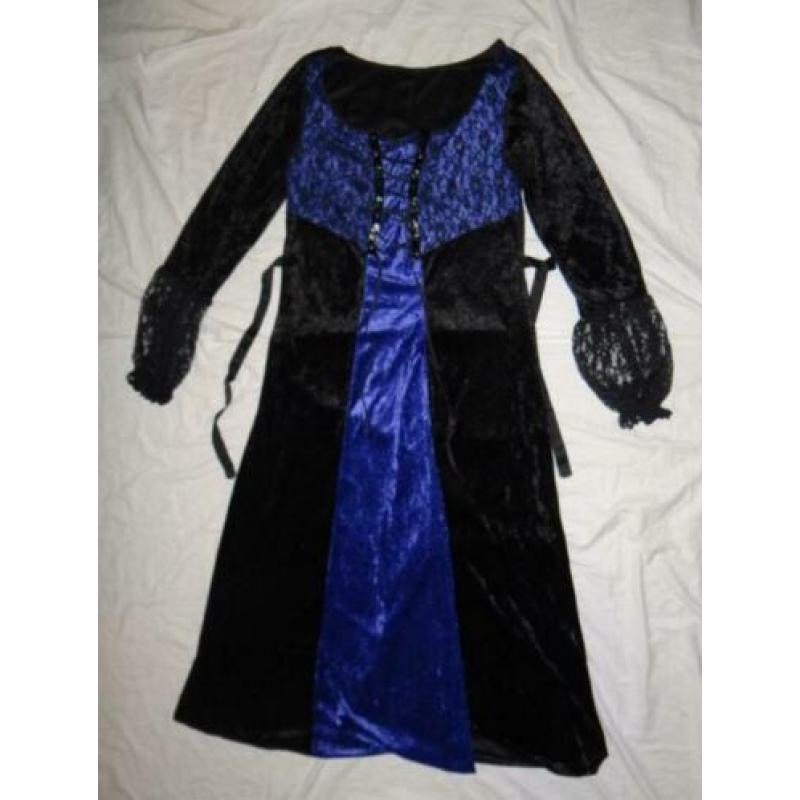 Mooie zwart/paarse HEKSEN/VAMPIER/GOTHIC jurk