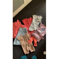 Leuk pakketje meisjes kleding zomers maat 62