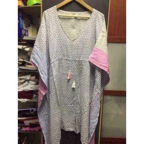 Printed dames tuniek,maat: l/xl