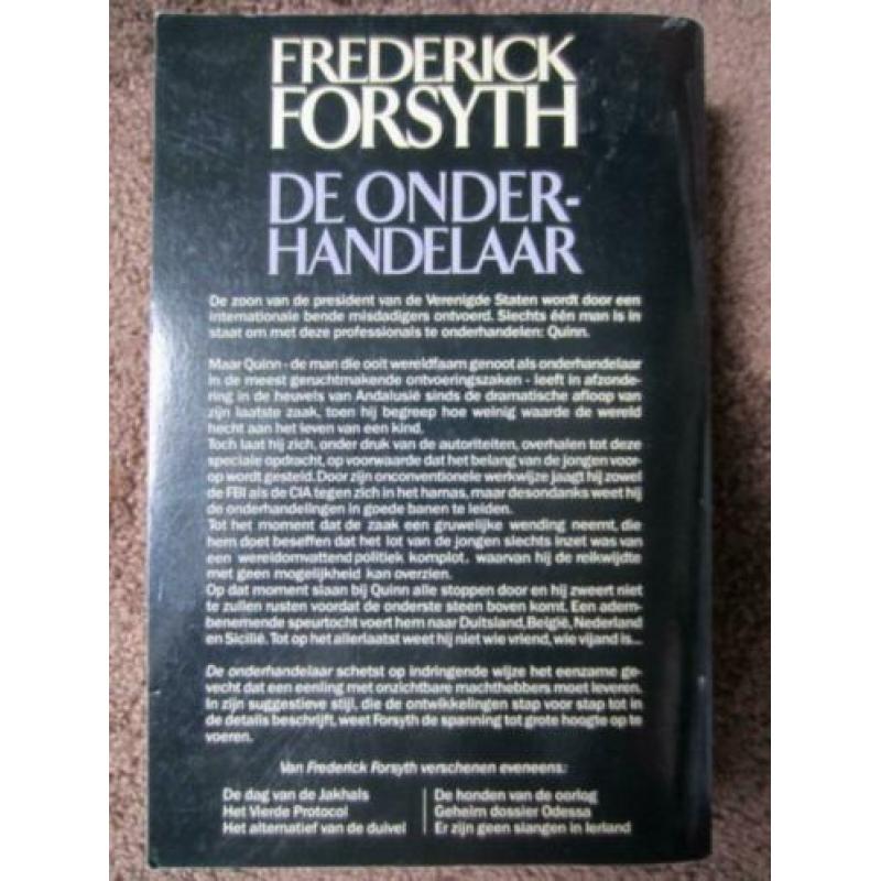 E214: Thriller, De Onderhandelaar van Frederick Forsyth.