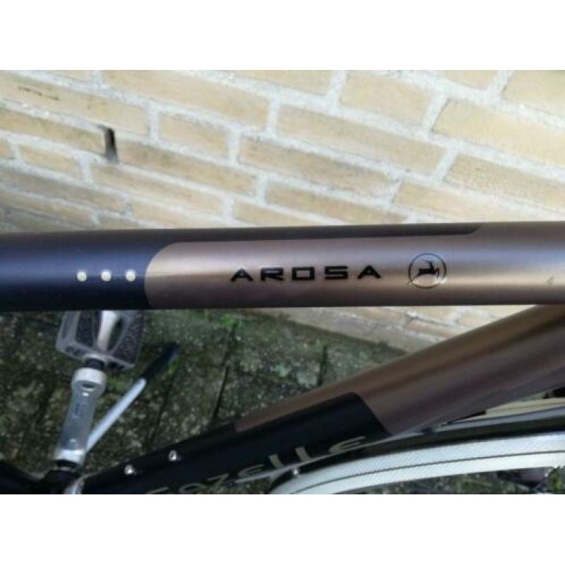 Bijna nieuwe sportieve gazelle arosa goldline tourfiets 49cm