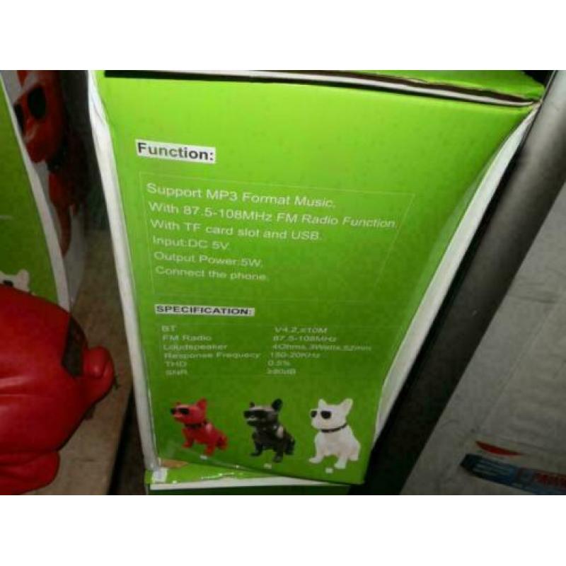 Franse Bulldog Bluetooth speaker groot model en klein model