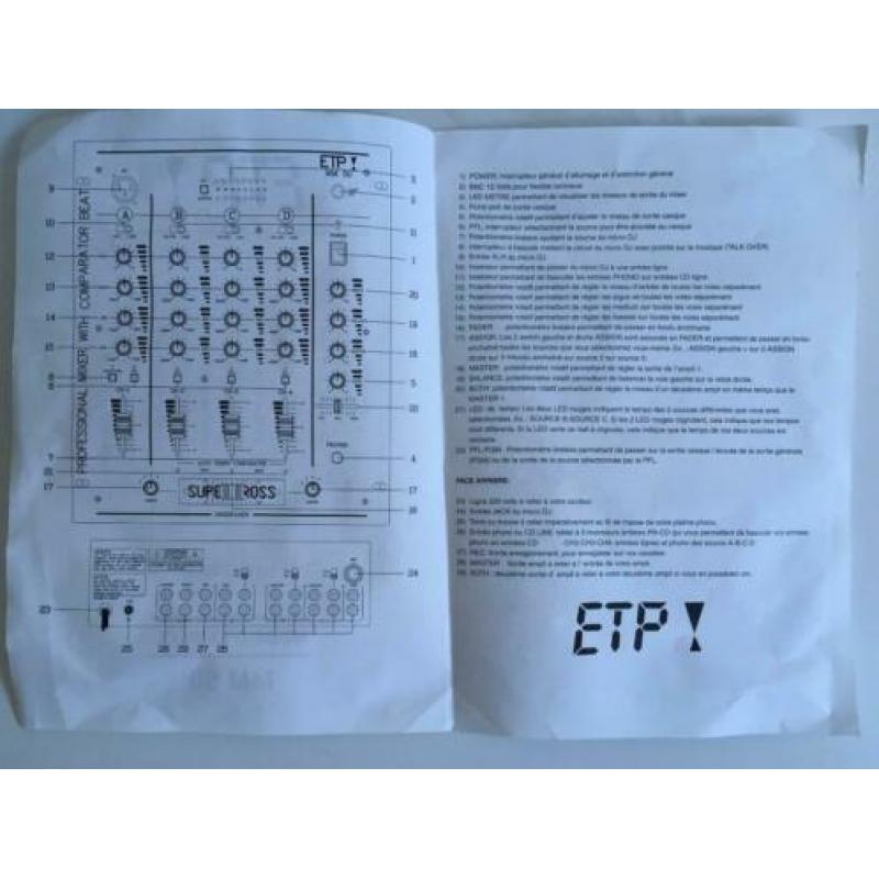 ETP MM50 mengpaneel