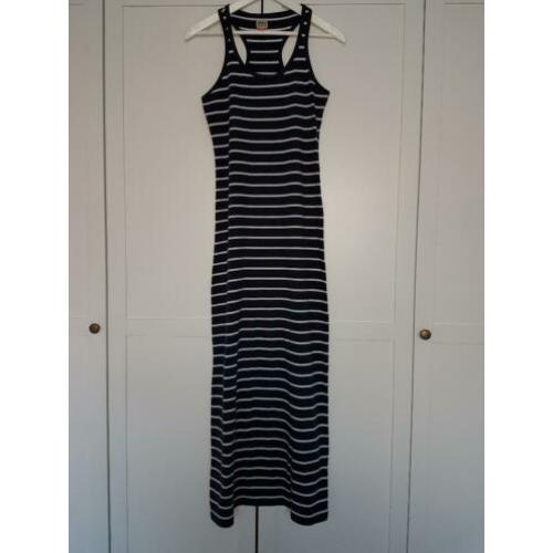 ZGAN ONLY Blauwe zomerjurk lang, mt S