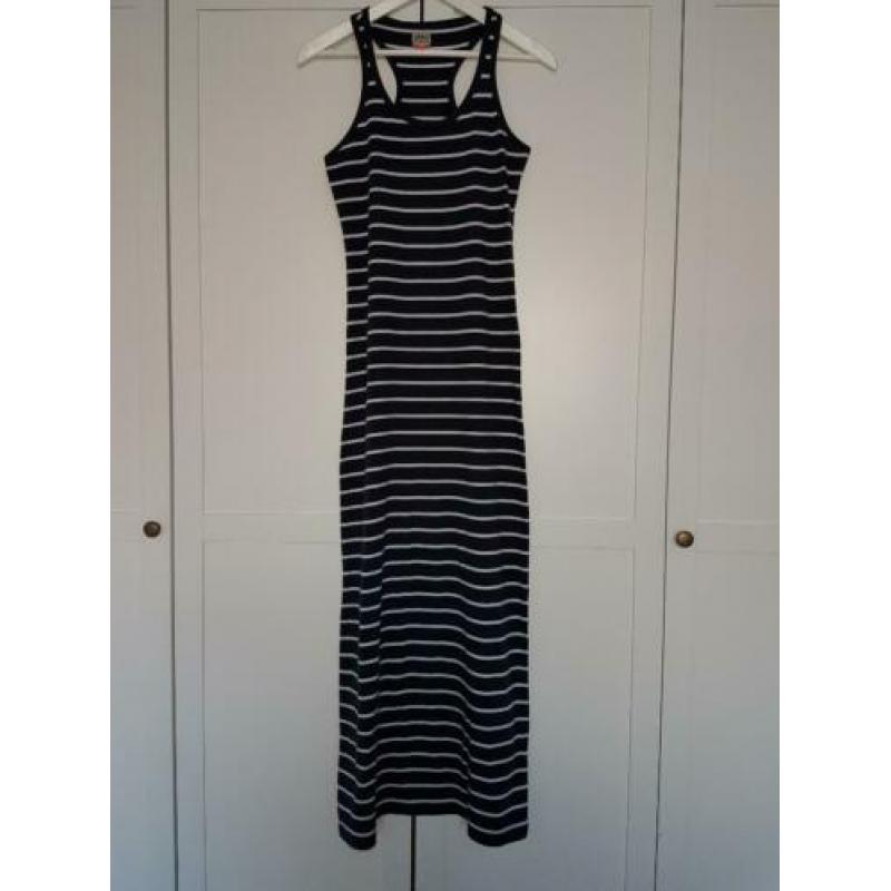 ZGAN ONLY Blauwe zomerjurk lang, mt S