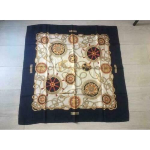 Echt Burberry zijde sjaal carre silk designer
