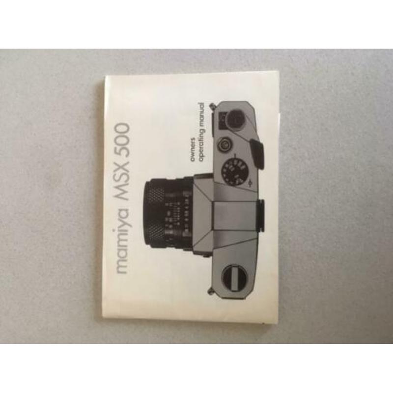 Mamiya MSX 500 fotocamera