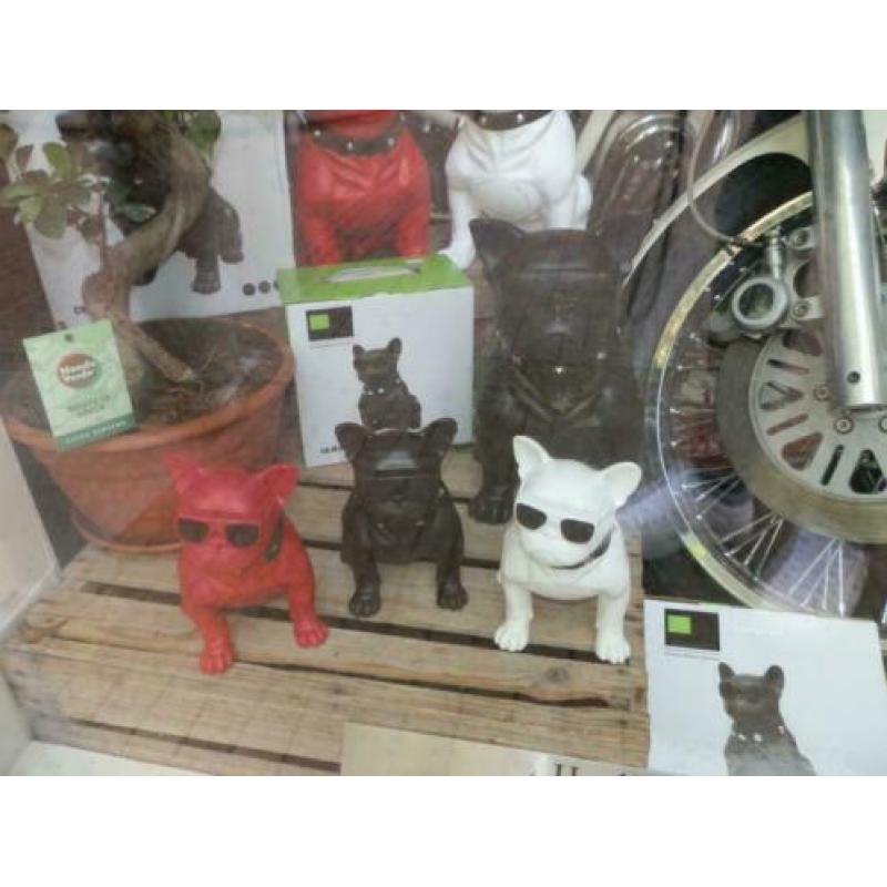 Franse Bulldog Bluetooth speaker groot model en klein model