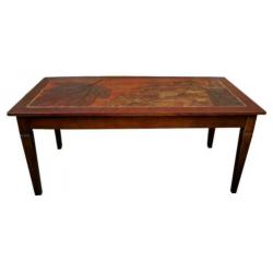 Eettafel en kunstwerk