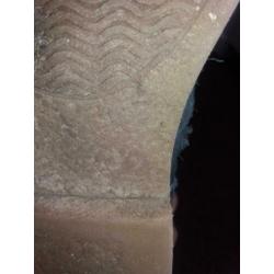 Suede zwart/blauw laarzen maat 32