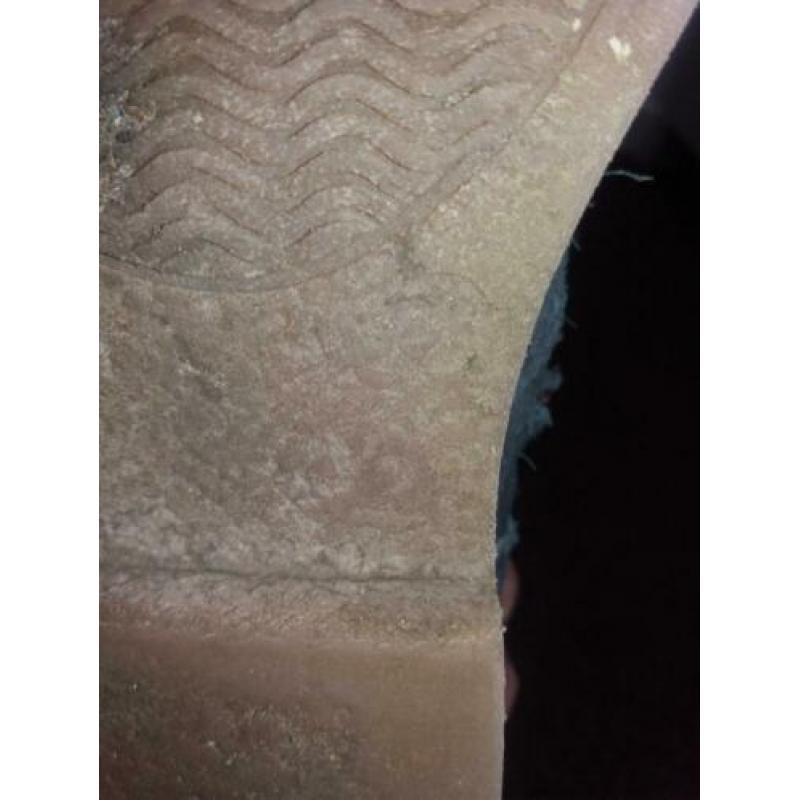 Suede zwart/blauw laarzen maat 32
