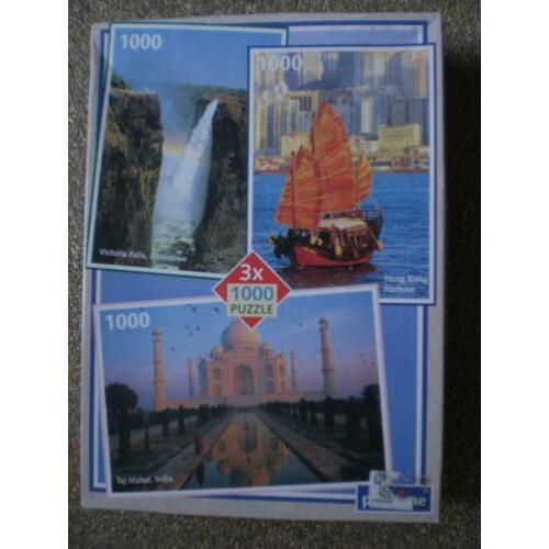 no 2084 - Playtime puzzel 2 x 1000 st( Hong Kong Harbour -