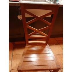 Teak houten stoelen