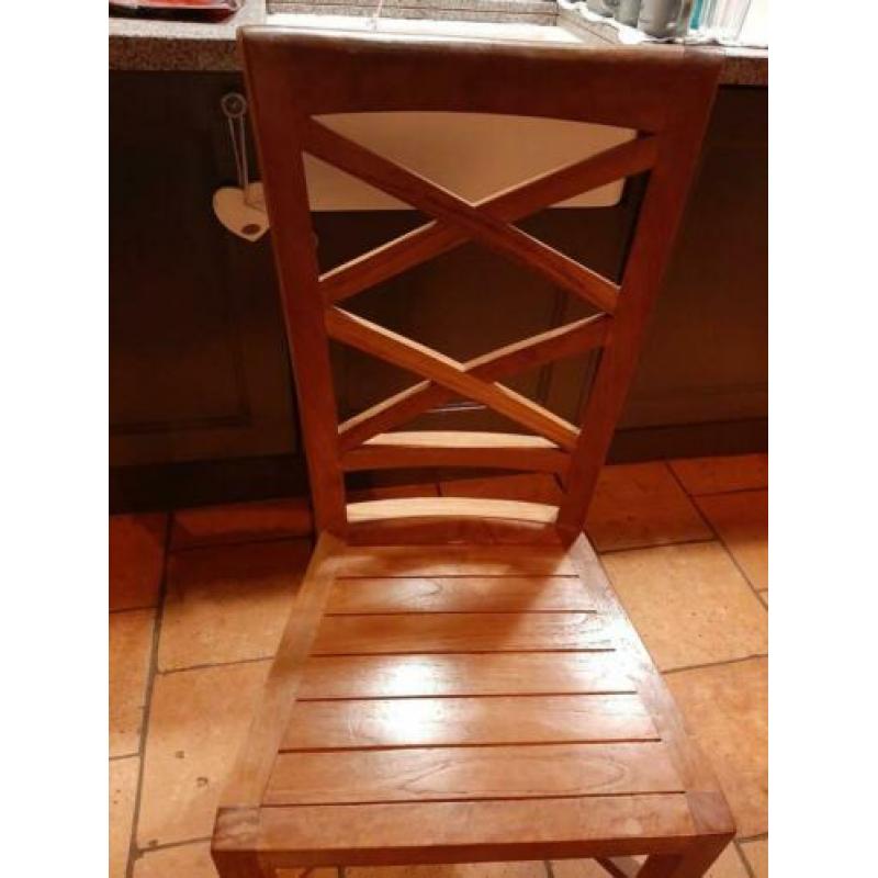 Teak houten stoelen