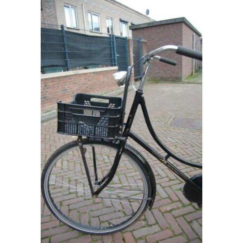 OMA Fiets Terugtraprem 28 inch voordrager en krat