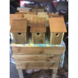 Nestkastjes Broedblok vogelhuisje 8 voor € 50 incl verz