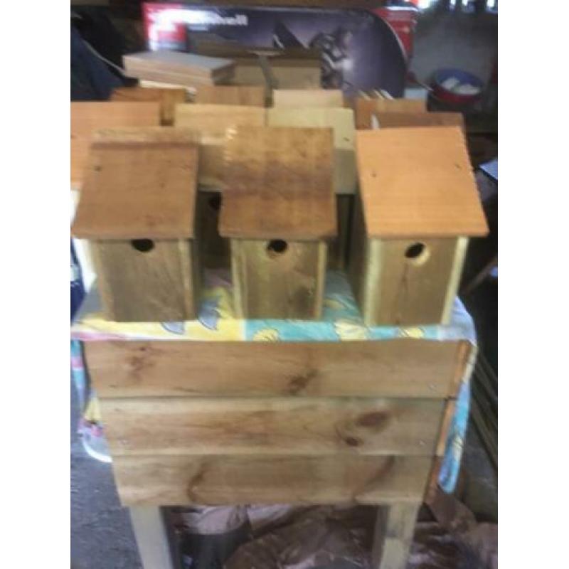 Nestkastjes Broedblok vogelhuisje 8 voor € 50 incl verz
