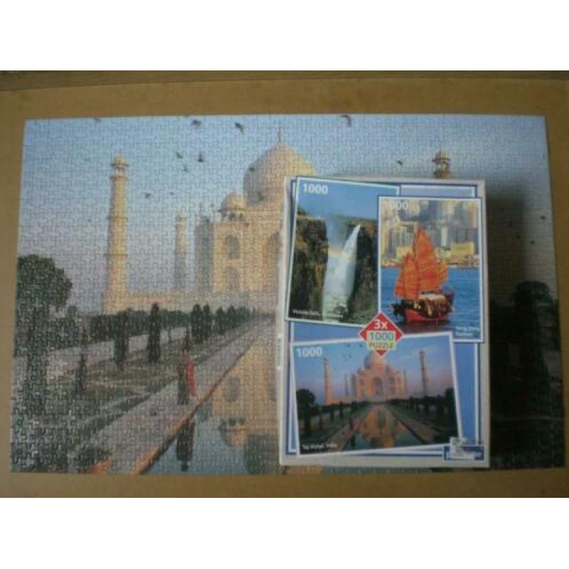 no 2084 - Playtime puzzel 2 x 1000 st( Hong Kong Harbour -
