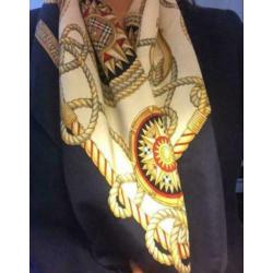 Echt Burberry zijde sjaal carre silk designer