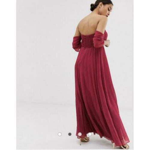 ASOS. Lange jurk. Gala. Bridesmaids dress. Maat 42