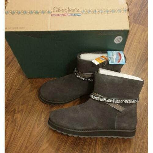 Skechers laarzen mt 40, warm tech memory foam, 55% korting