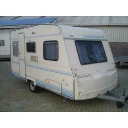 Caravelair Silver 395T + Luifel + zijwanden + Fietsendrager